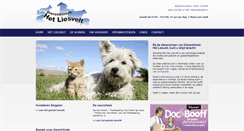 Desktop Screenshot of dierenkliniekhetliesvelt.nl